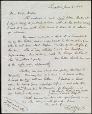 Letter to] Dear Miss Weston [manuscript