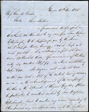 Thumbnail for Letter to] Miss Anne W. Weston, Dear Madam [manuscript