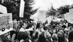 Protest of forced busing for school desegregation