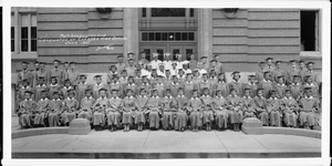 Post-Graduates and Graduates of Cardozo High School June 1935 [cellulose acetate photonegative, banquet camera format]