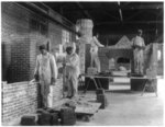 [Students in a bricklaying class, Hampton Institute, Hampton, Virginia]