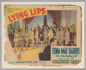 Lobby card for Lying Lips