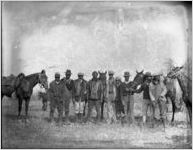 African American men with horses, Georgia, 1926