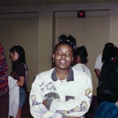 Student at 1993 Academic Advancement Program graduation ceremony