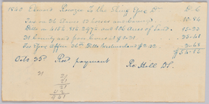 Record of taxable property, included enslaved persons, owned by Edward Rouzee