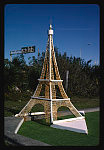 Eiffel Tower, Stewart Beach mini golf seawall, Galveston, Texas