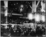 President Theodore Roosevelt among others on the dias in the Liberal Arts palace for Dedication Day ceremonies