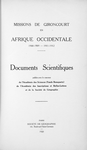 Missions de Gironcourt en Afrique occidentale, 1908/1909 - 1911/ 1912; documents scientifiques, publies avec le concours de l'Academie des sciences (Fonds Bonaparte), de l'Academie des inscriptions et belles-lettres, et de la Societe de geographie. [title page]