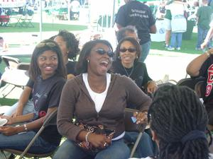 Delta Sigma Theta group at 2004 UNT Homecoming tailgate