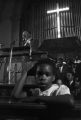 Martin Luther King, Jr., speaking to an audience at Brown Chapel AME Church in Selma, Alabama.