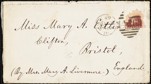 Letter from Mary Ashton Livermore, Liverpool, [England], to Mary Anne Estlin, 1878 July 22