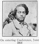 On entering Conference, June 1864; [Early portrait of Theophilus Gould Steward.]