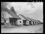 Row of Negro cabins, Destrehan, Louisiana