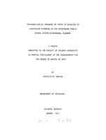 Personal social problems of youth in relation to curriculum planning in the Birmingham public school system Birmingham, Alabama, 1971