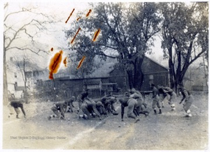 Football Practice, Storer College, Harpers Ferry, W. Va.