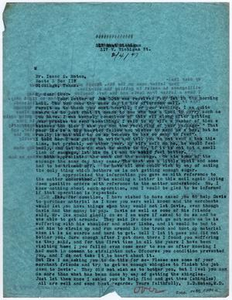 Two Letters from Dr. Edwin D. Moten to Ike S. Moten, February 4 & 12, 1947