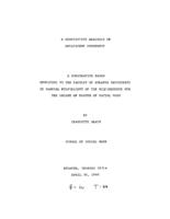 A descriptive analysis of adolescent pregnancy, 1980