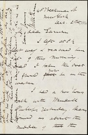 Letter to] My dear Garrison [manuscript