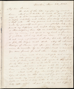 Letter from William Lloyd Garrison, Boston, [Mass.], to Robert Purvis, June 22, 1832