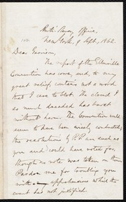 Letter to] Dear Garrison [manuscript