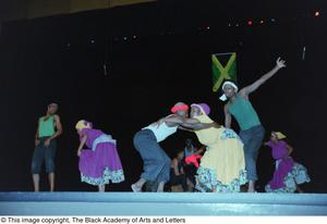 Performance scene in Lift Up Jamaica musical #2