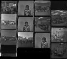 Set of negatives by Clinton Wright including Bishop Webb/Mayor Gragson, Bishop Webb, Mrs. L. Scott in class, Cranford Crowford, Highland School series, Alfredia Johnson, Helldorado Parade, and softball parade at Doolittle park, 1970