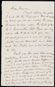 Letter from Oliver Johnson, [Place of publication not identified], to William Lloyd Garrison, April 20, 1859