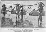 Les dames européennes a la promenade du soir en hamac aux environs de ouidah (Bas-Dahomey)