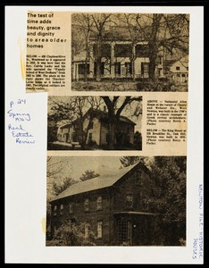 Newton photographs oversize : Allen House : 35 Webster Street / [compiled by the staff of the Newton Free Library]. - Allen House : 35 Webster Street - The Test of Time Adds Beauty, Grace and Dignity to Area Older Homes
