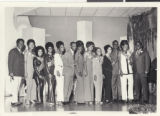 Photograph of a group at an NAACP event with Jesse Scott & H. P. Fitzgerald, no date