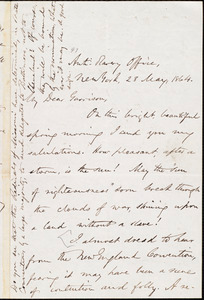 Letter from Oliver Johnson, New York, [N.Y.], to William Lloyd Garrison, 28 May, 1864