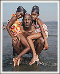 "Kye, Kaiya and Kamren," 2009, from "Orchard Beach: The Bronx Riviera," a series and book about summer regulars on the only beach in the Bronx, New York