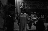 Viola Bradford leaving the stage after receiving her diploma during the graduation ceremony at George Washington Carver High School in Montgomery, Alabama.