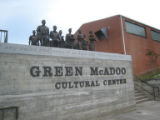 Green McAdoo School: Cultural Center sign