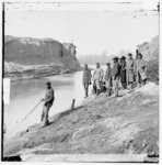 [James River, Va. View of the completed Dutch Gap canal]