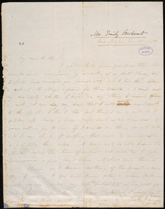 Thumbnail for Letter from Emily Sturtevant, New Bedford, to Amos Augustus Phelps, Nov. 19. 1838