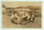 These three colored boys have had work in the 4 H Club and now, beyond the age for club membership, they are carrying on and raising pigs still. They attend the W. Va. Collegiate Institute, the state colored agri. college. Location: Charleston, West Virginia