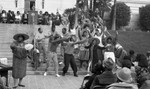 Performance at City Hall, Los Angeles, 1987