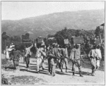 Haitian soldiers on the march