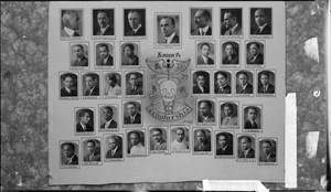 Kappa Pi 1929 Howard University [acetate film photonegative, banquet camera format.]