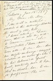 Letter to] My Dear Mr May [manuscript