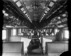 Colorado Midland Railway interior of Pullman Car