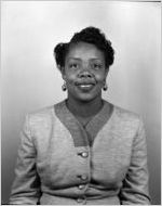 Doris Thomas, Cafeteria. Portrait photograph made for the Fulton National Bank of Atlanta, September 26, 1955