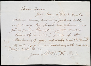 Letter from Maria Weston Chapman to Deborah Weston