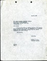 Letter of 1953 May 28