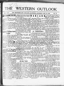 The Western Outlook (San Francisco and Oakland, Calif.), Vol. 34, No. 32, Ed. 1 Saturday, May 12, 1928