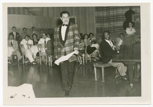 Print of Cab Calloway dancing at the Hotel Nacional de Cuba