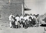 Waiting to Greet Visitors, Blessed Martin de Porres Mission, Amarillo, Texas, 1944