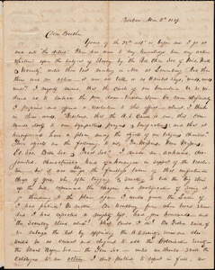 Letter from Joseph Warren Cross, Boxboro, to Amos Augustus Phelps, Mar. 2d 1839