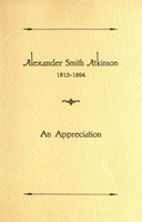 Valedictory Address of Alexander Smith Atkinson Upon His Graduation from the University of Georgia in 1839